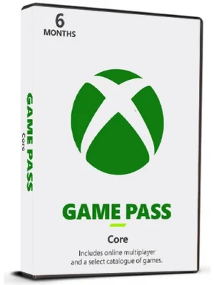 Xbox Game Pass Core 6 Months Cd Key Europe